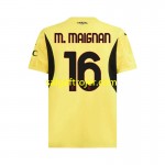 AC Milan Mike Maignan 16 Fodboldtrøjer Målmand Udebanesæt 2024/25 Kort ærmer AC Milan Mike Maignan 16 Fodboldtrøjer Målmand Udebanesæt 2024/25 Kort ærmer